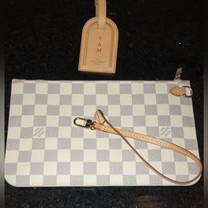 Vuitton Damier Azur Neverfull Pochette